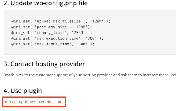 All-in-One WP Migration